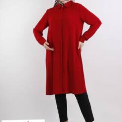 Damen schicke stylische Langarmbluse Größe 38-48 jk 5510