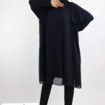 women chic stylish long sleeve blouse size 38-48 jk 552