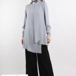 Women Chic Stylish Long Sleeve Blouse Size 38-48 Jk 5518