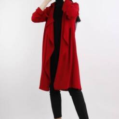 women chic long sleeve long length jacket  38-48 jk 02