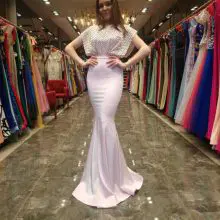 Graceful Evening Elegant Dress Long Mermaid Wholesale 4748