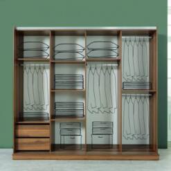 Defne Bedroom Walnut 4 From Turkey defne bedroom walnut