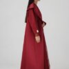 Exquisite schwarze Abaya mit Tura-Mesh-Futter A237207Bk 30 aus der Türkei exquisites Tura-Mesh-Futter schwarz abaya a237207bk