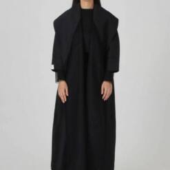 Exquisite Tura Mesh Lining Black Abaya A237207Bk 23 From Turkey exquisite tura mesh lining black abaya a237207bk