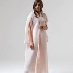 abaya bianco alla moda di Sumatra a237215wh