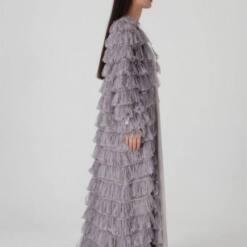 Niagara Hand Embroidered Abaya Gray Tassel Detailed Limited Edition A237208 9 From Turkey niagara hand embroidered abaya gray tassel detailed limited edition a237208
