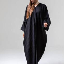 Exquisite Gobi̇ Black Abaya A237217Bl Turkish Djellaba Hijab Women Caftan 8 From Turkey exquisite gobİ black abaya a237217bl turkish djellaba hijab women caftan