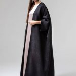 exquisite  black abaya cap luxury a237216bl