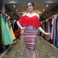 une ligne hors-la-épaule balayage train robes de soirée de bal en gros