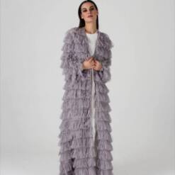 Niagara Hand Embroidered Abaya Gray Tassel Detailed Limited Edition A237208 12 From Turkey niagara hand embroidered abaya gray tassel detailed limited edition a237208