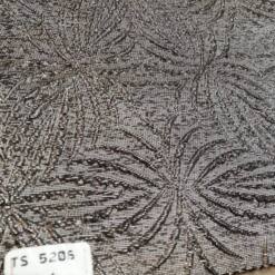 fancy jacquard textile  shiny grey color ts 5203