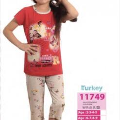 pigiama in morbido cotone per bambine 11749 ym 1