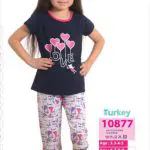 Girls Cute Soft Cotton Pajama Set 10877 YM 1