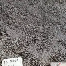 fancy jacquard textile  shiny grey color ts 5203