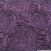 Jacquard textile fabric purple col