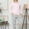 bequeme weiche nachtwäsche für damen 2471uk aly größe m-xxl