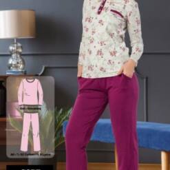women comfy soft sleepwear 2457uk aly size m-xxl