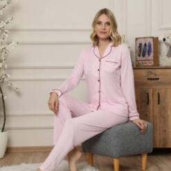 Women Comfy Soft Sleepwear 2507Uy Aly Size M-Xxl 2 From Turkey women comfy soft sleepwear 2507uy aly size m-xxl
