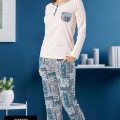 women comfy soft sleepwear 2450uk aly size m-xxl
