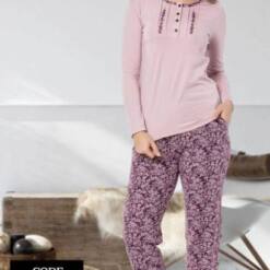 women comfy soft sleepwear 2452uk aly size m-xxl