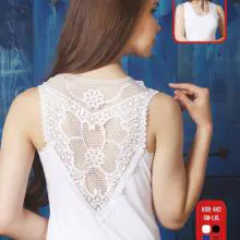 Women Chic Stylish Embroidered  Elastic Tank Tops  442 SY  Size  S-XL