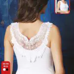 Women Chic Stylish Embroidered  Elastic Tank Tops  460 SY  Size  S-XL