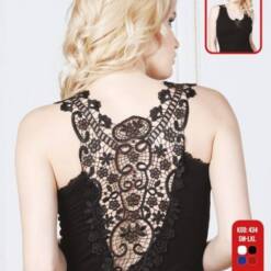 women chic  embroidered  elastic  tank tops  464 sy  size  s-xl