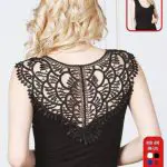 Women Chic Stylish Embroidered  Elastic Tank Tops  436 SY  Size  S-XL