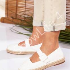 Showlife Brown Slip On Leather Women Flats Summer Sandals 11 From Turkey showlife women sandals open toe casual ankle strap platform wedges shoes summer style