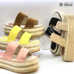 showlife women sandals open toe casual ankle strap platform wedges shoes summer style