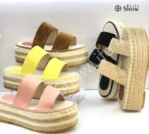 showlife women sandals open toe casual ankle strap platform wedges shoes summer style