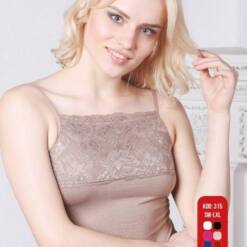 قميص نسائي أساسي مريح بدون أكمام 315 Sy مقاس S-XL