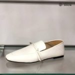 ShowLife Snazzy Women Shoes Summer White Leather Slip On
