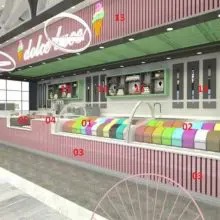 лучший дизайн и строительство кафе-мороженого alhariri 2020 лучший