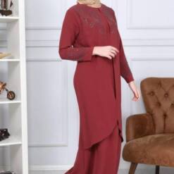 Stylish Stony Cape Women'S Suit With Modest Hijab - Superb Quality - Model Mdc119 46 From Turkey modacizgi hijab stylish dress outfits