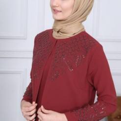 Stylish Stony Cape Women'S Suit With Modest Hijab - Superb Quality - Model Mdc119 44 From Turkey modacizgi hijab stylish dress outfits