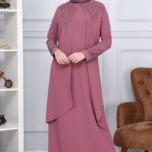 Top Modest Hijab Stylish Stony Cape Superb Women Suit MDC1191