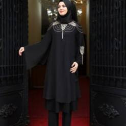 Latest Elegant Two-Piece Modest Dresses For Muslim Women - Style 4614 24 From Turkey latest elegant two-piece modest dresses for muslim women - style 4614