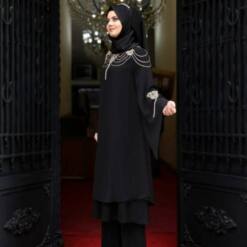 Latest Elegant Two-Piece Modest Dresses For Muslim Women - Style 4614 28 From Turkey latest elegant two-piece modest dresses for muslim women - style 4614