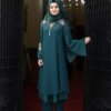 Ultimi modelli di abiti eleganti a due pezzi per donne musulmane - Modello 4614 30 dalla Turchia ultimi eleganti abiti modesti in due pezzi per donne musulmane - stile 4614