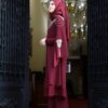 Ultimi modelli di abiti eleganti a due pezzi per donne musulmane - Modello 4614 18 dalla Turchia ultimi eleganti abiti modesti in due pezzi per donne musulmane - stile 4614