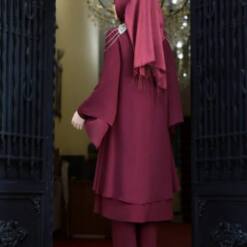 Latest Elegant Two-Piece Modest Dresses For Muslim Women - Style 4614 19 From Turkey latest elegant two-piece modest dresses for muslim women - style 4614