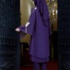 Ultimi modelli di abiti eleganti a due pezzi per donne musulmane - Modello 4614 23 dalla Turchia ultimi eleganti abiti modesti in due pezzi per donne musulmane - stile 4614
