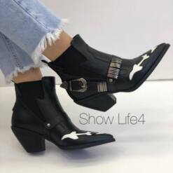 Elegant Women Booties Ankle Pointed Toe High Quality From Showlife4 3 From Turkey elegant women booties ankle pointed toe high quality from showlife4