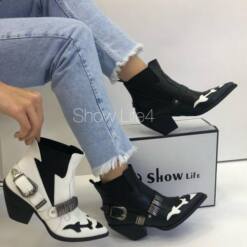 Elegant Women Booties Ankle Pointed Toe High Quality From Showlife4 4 From Turkey elegant women booties ankle pointed toe high quality from showlife4