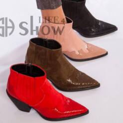 Young Women Black Ankle Boots Fall High Quality Top Brand Showlife4 7 From Turkey elegant women booties ankle pointed toe high quality from showlife4