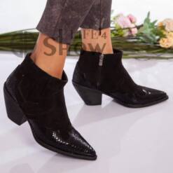 elegant women booties ankle pointed toe high quality from showlife4