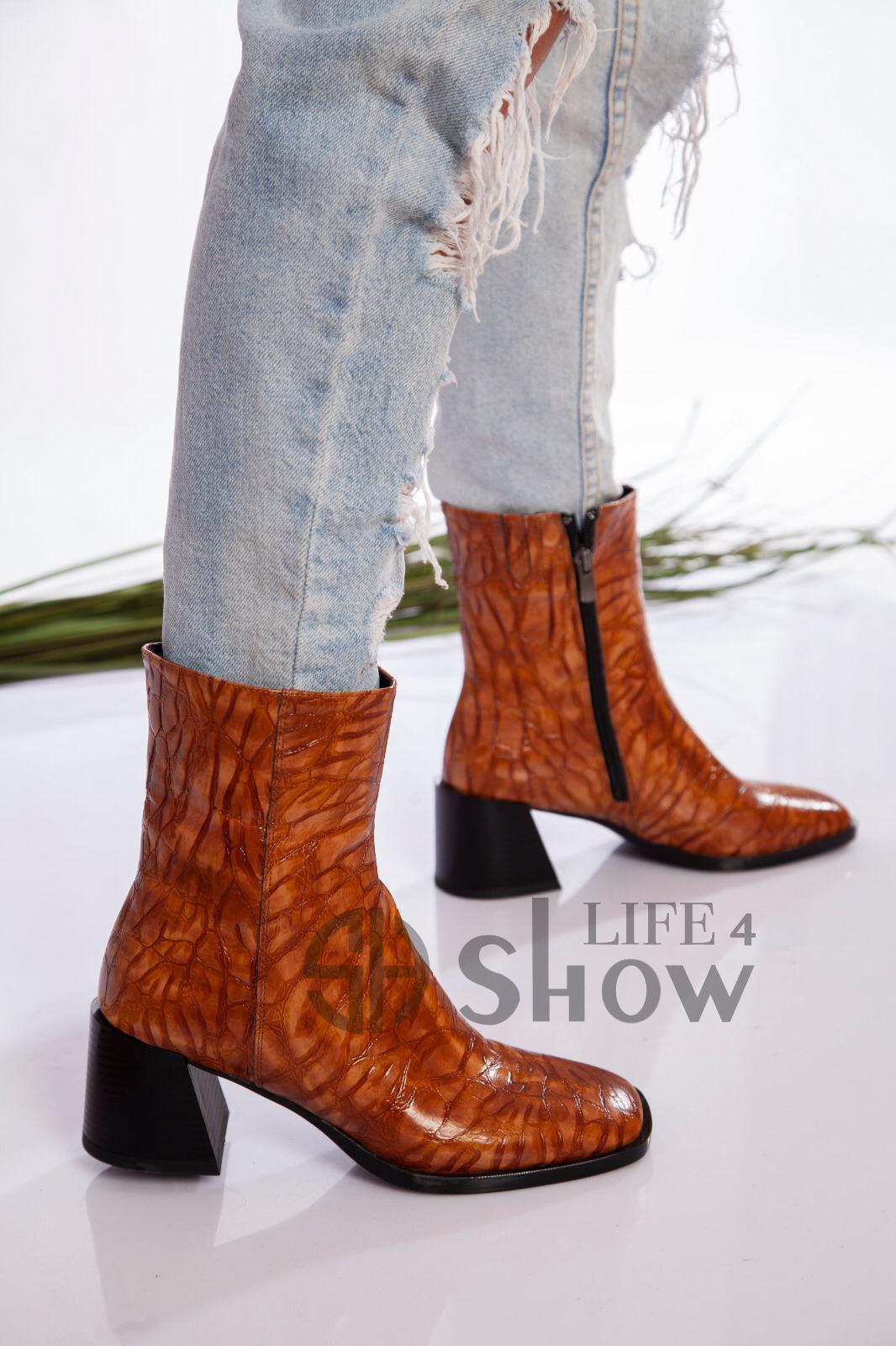 Fashion women mid calf boots autum