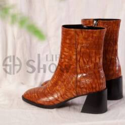 elegante Damen Booties Knöchel spitze Zehe hochwertig von showlife4
