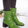 perfect women mid calf booties leather fall top brand showlife4